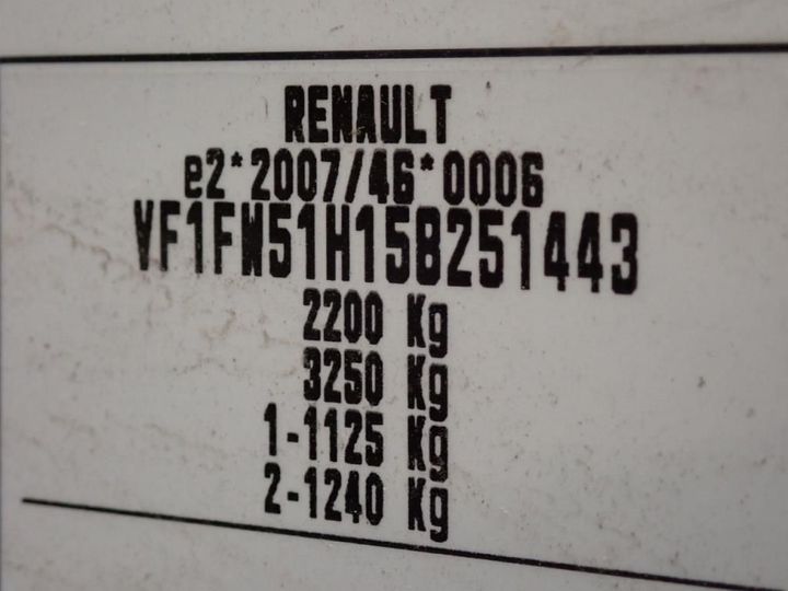 Photo 12 VIN: VF1FW51H158251443 - RENAULT KANGOO EXPRESS 