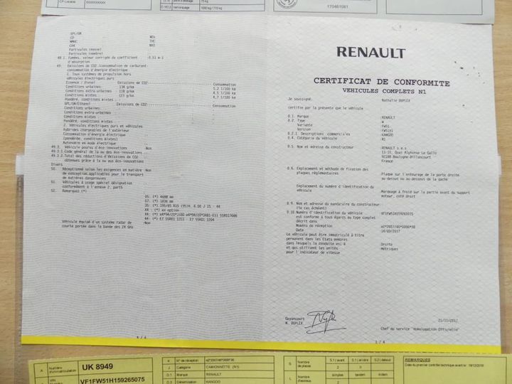 Photo 13 VIN: VF1FW51H159265075 - RENAULT KEX MAXI 