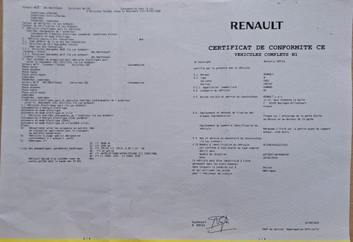 Photo 10 VIN: VF1FW51H163227233 - RENAULT KEX MAXI 