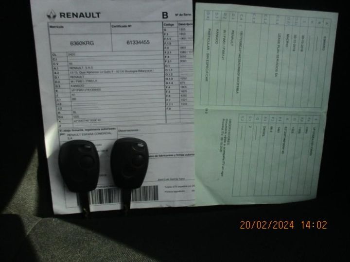 Photo 5 VIN: VF1FW51J161334455 - RENAULT KANGOO FURGON 