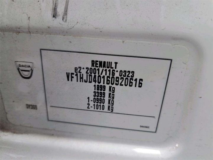 Photo 8 VIN: VF1HJD40160920616 - DACIA DUSTER 