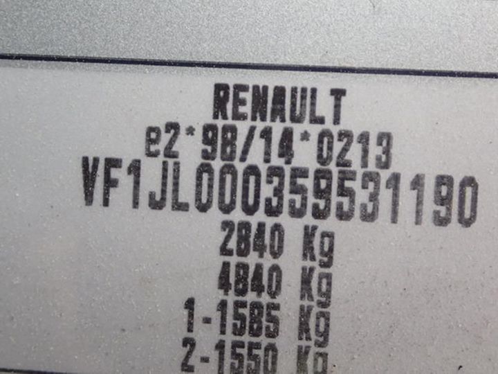 Photo 12 VIN: VF1JL000359531190 - RENAULT TRAFIC COMBI 9S 