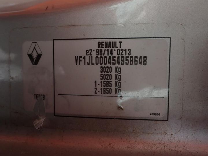 Photo 7 VIN: VF1JL000454958648 - RENAULT TRAFIC COMBI 