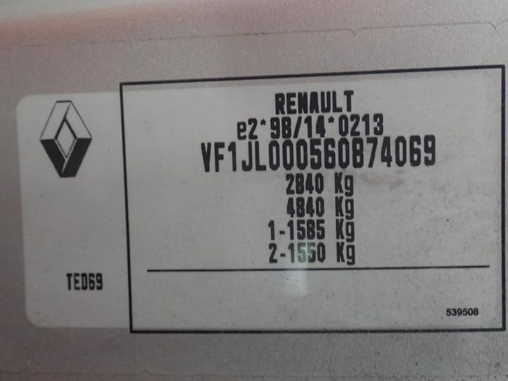 Photo 19 VIN: VF1JL000560874069 - RENAULT TRAFIC COMBI 