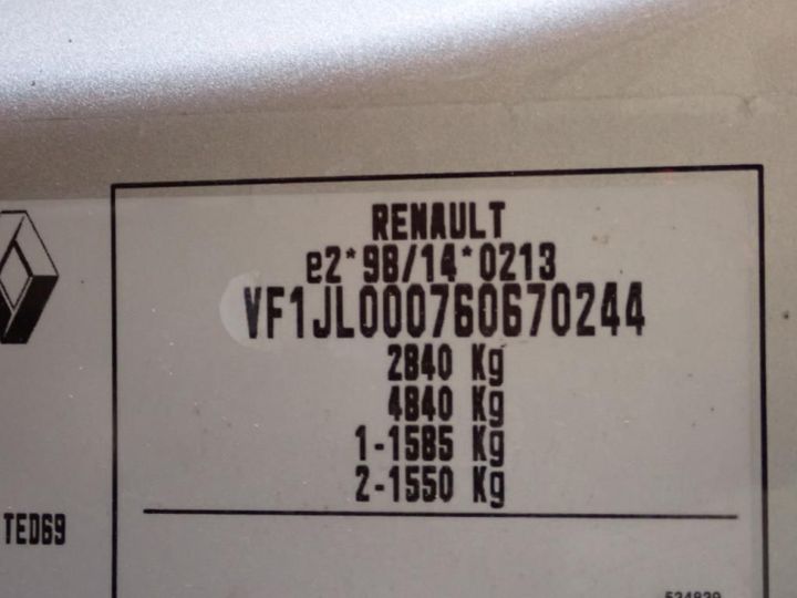 Photo 4 VIN: VF1JL000760670244 - RENAULT TRAFIC COMBI 