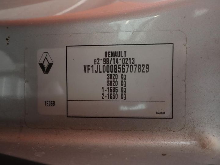 Photo 9 VIN: VF1JL000856707829 - RENAULT TRAFIC COMBI 