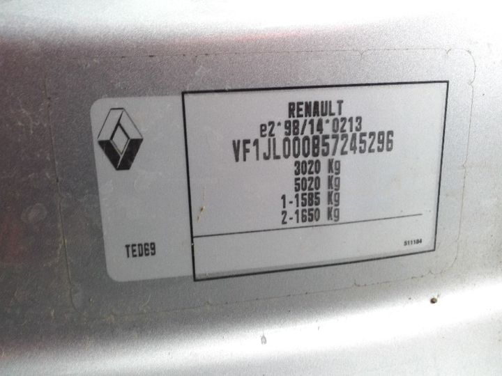 Photo 8 VIN: VF1JL000857245296 - RENAULT TRAFIC COMBI 