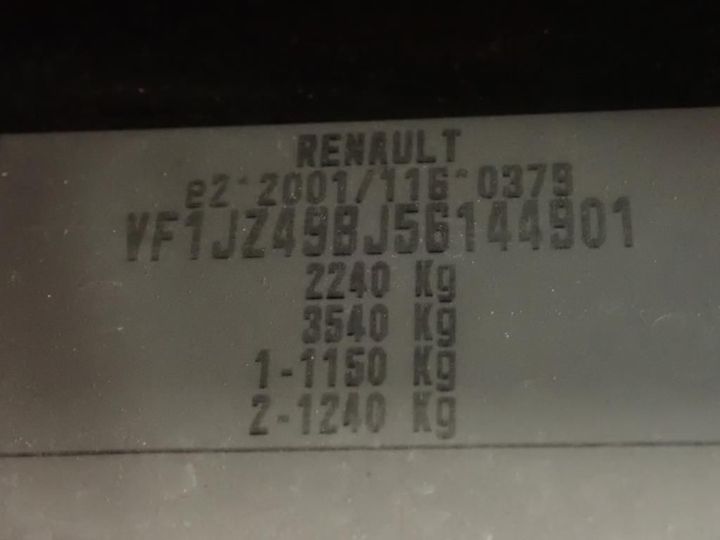 Photo 10 VIN: VF1JZ49BJ56144901 - RENAULT GRAND SCENIC 