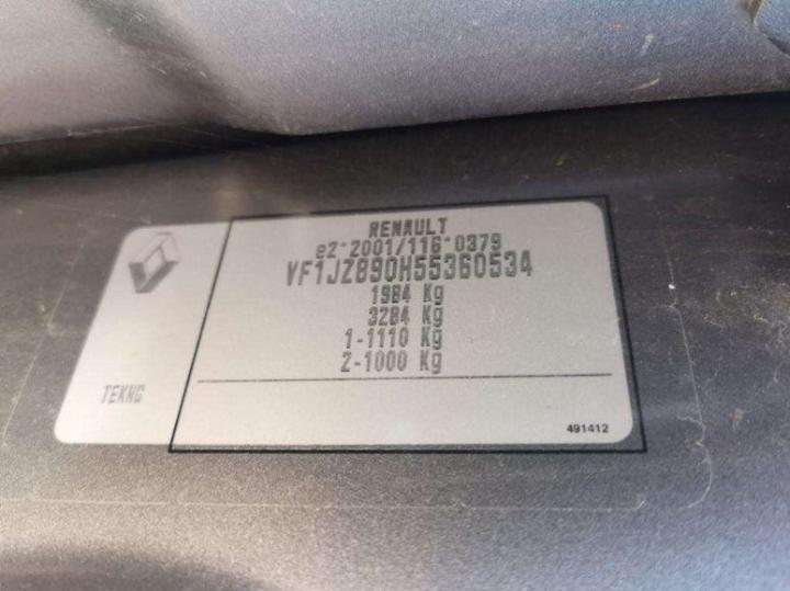 Photo 8 VIN: VF1JZ890H55360534 - RENAULT SCENIC 