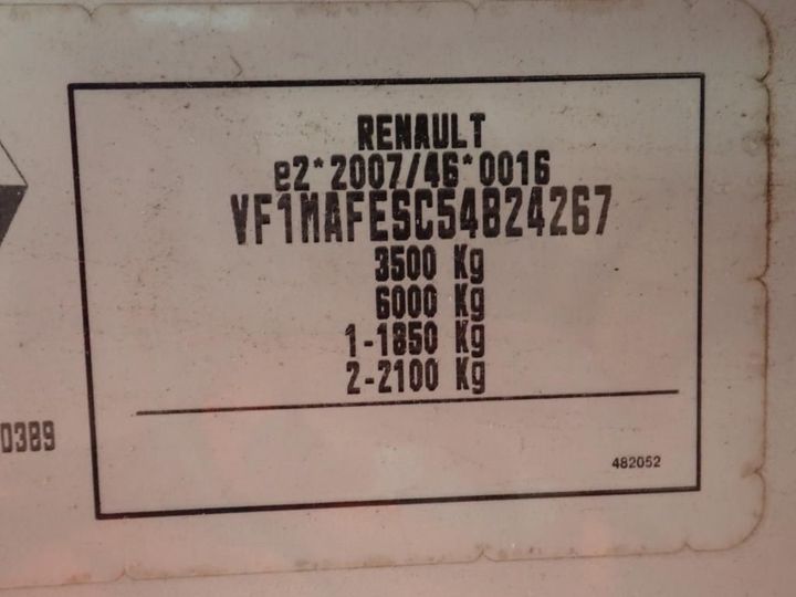 Photo 12 VIN: VF1MAFESC54824267 - RENAULT MASTER 