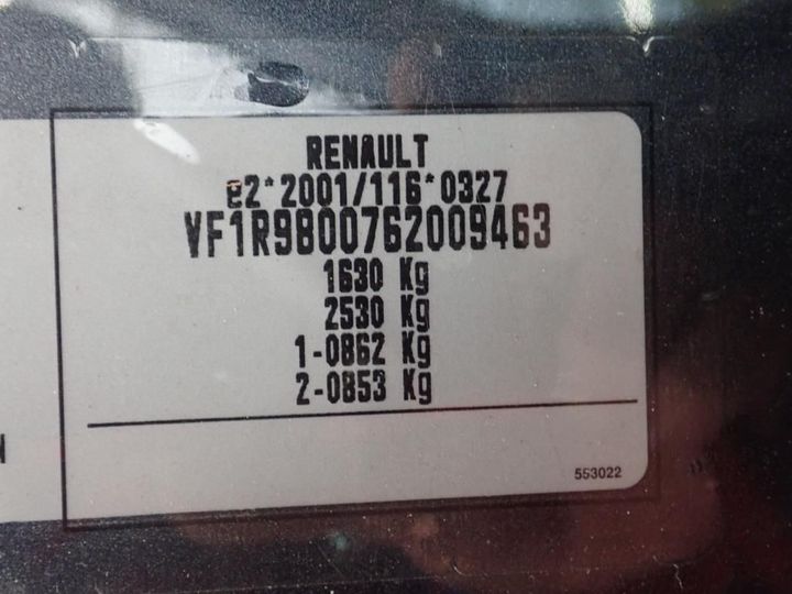 Photo 12 VIN: VF1R9800762009463 - RENAULT CLIO 