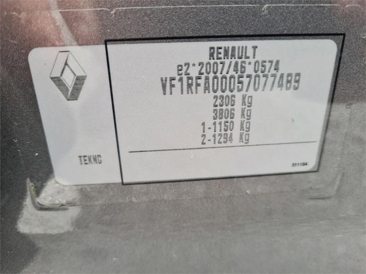 Photo 4 VIN: VF1RFA00057077489 - RENAULT SCENIC 