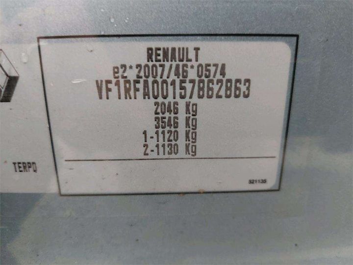 Photo 8 VIN: VF1RFA00157862863 - RENAULT SCENIC 