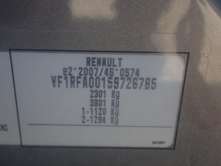 Photo 12 VIN: VF1RFA00159726785 - RENAULT GRAND SCENIC 