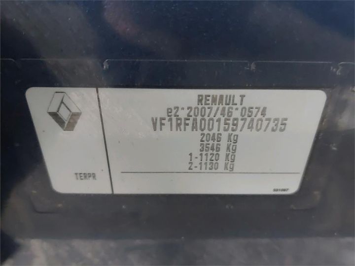 Photo 8 VIN: VF1RFA00159740735 - RENAULT SCENIC 