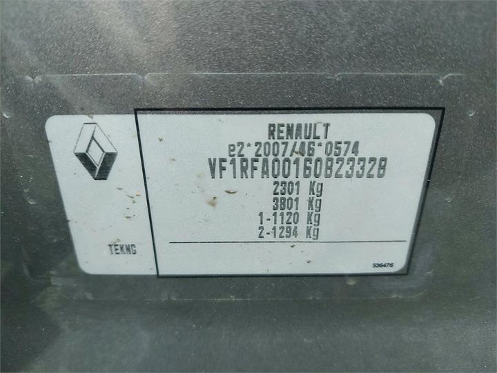 Photo 8 VIN: VF1RFA00160823328 - RENAULT GRAND SCENIC 