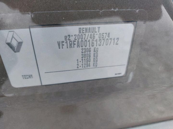 Photo 8 VIN: VF1RFA00161370712 - RENAULT GRAND SCENIC 