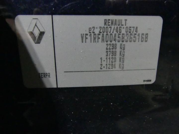 Photo 8 VIN: VF1RFA00458365168 - RENAULT GRAND SCENIC 