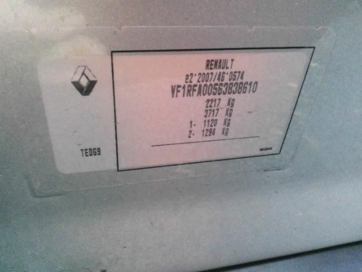 Photo 8 VIN: VF1RFA00563838610 - RENAULT GRAND SCENIC 