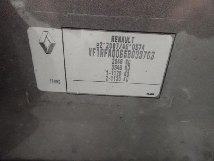 Photo 6 VIN: VF1RFA00658033703 - RENAULT SCENIC 