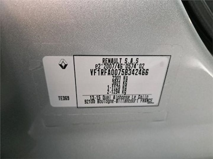 Photo 11 VIN: VF1RFA00758342466 - RENAULT GRAND SCENIC DIESEL - 2017 