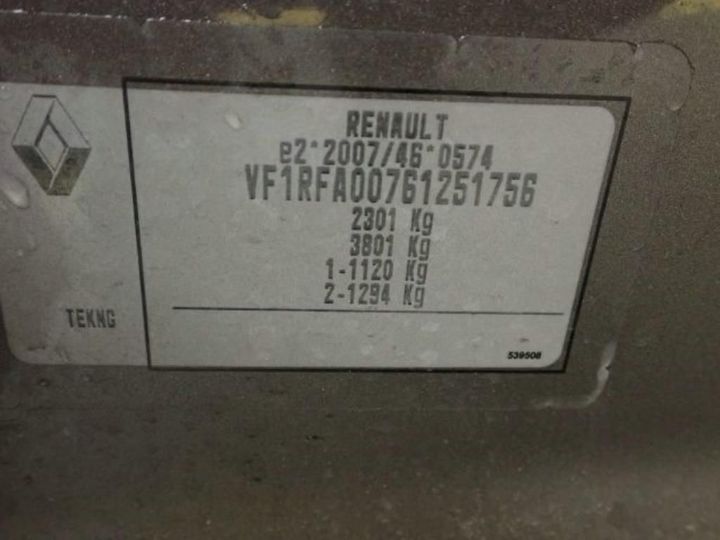 Photo 11 VIN: VF1RFA00761251756 - RENAULT GRAND SCENIC 