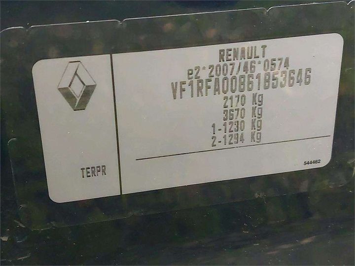 Photo 8 VIN: VF1RFA00861853646 - RENAULT SCENIC 