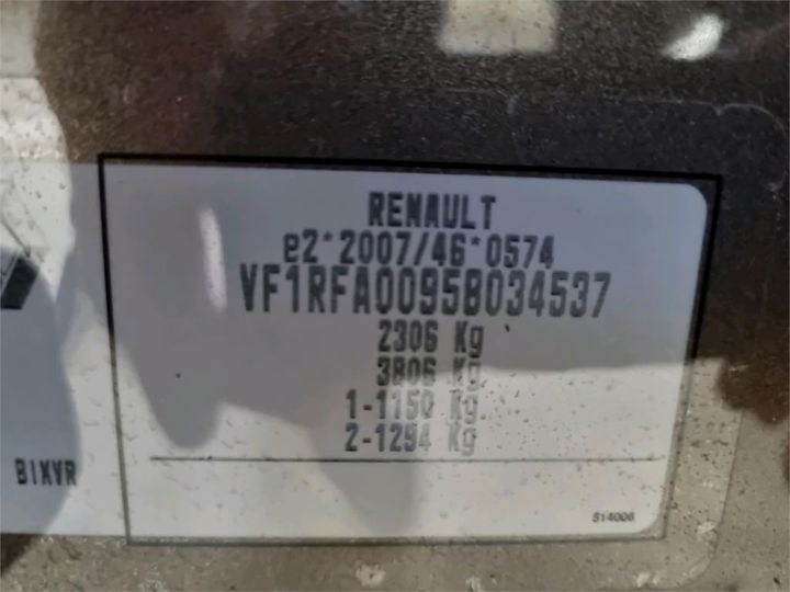 Photo 6 VIN: VF1RFA00958034537 - RENAULT GRAND SCENIC 