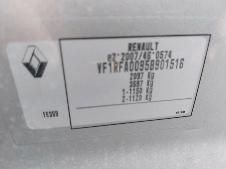 Photo 8 VIN: VF1RFA00958901516 - RENAULT SCENIC 