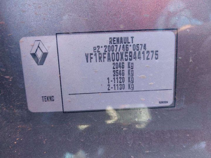 Photo 8 VIN: VF1RFA00X59441275 - RENAULT SCENIC 