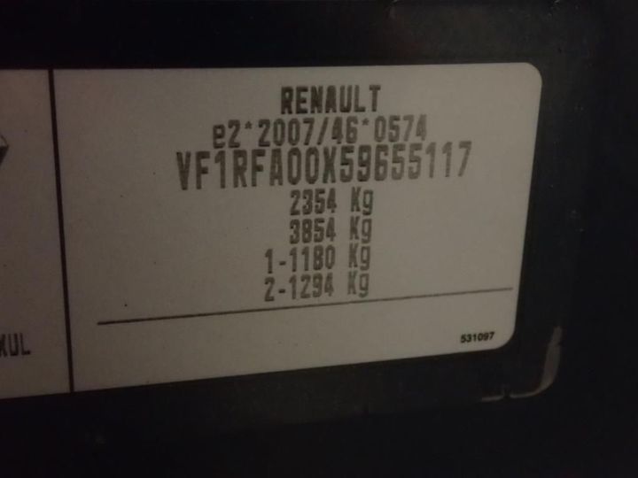 Photo 12 VIN: VF1RFA00X59655117 - RENAULT GRAND SCENIC 