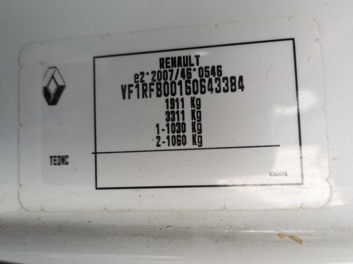 Photo 8 VIN: VF1RFB00160643384 - RENAULT MEGANE ESTATE 