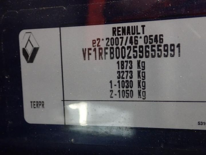 Photo 12 VIN: VF1RFB00259655991 - RENAULT MEGANE ESTATE 