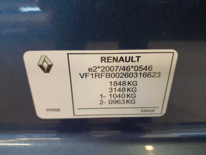 Photo 12 VIN: VF1RFB00260316623 - RENAULT MEGANE ENERGY DCI 