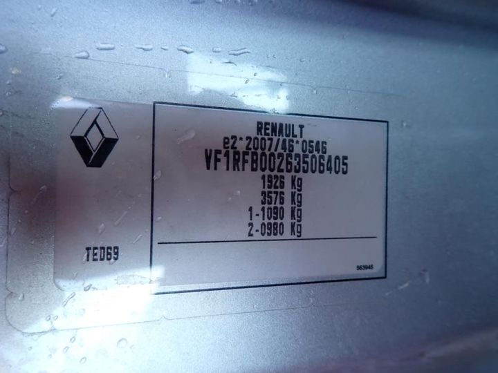 Photo 6 VIN: VF1RFB00263506405 - RENAULT MEGANE 