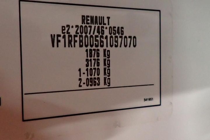 Photo 12 VIN: VF1RFB00561097070 - RENAULT MEGANE 