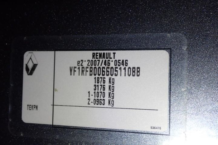 Photo 17 VIN: VF1RFB00660511088 - RENAULT MEGANE 