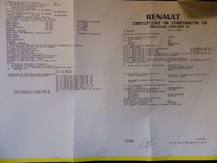 Photo 12 VIN: VF1RFB00668638392 - RENAULT MGANE BERLINE 