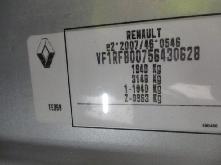 Photo 12 VIN: VF1RFB00756430628 - RENAULT MEGANE 5P 