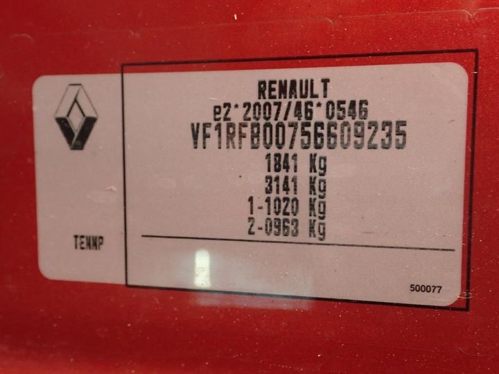 Photo 11 VIN: VF1RFB00756609235 - RENAULT MEGANE 