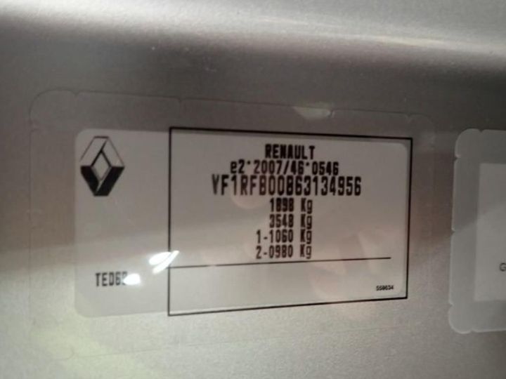 Photo 13 VIN: VF1RFB00863134956 - RENAULT MEGANE 5P SOCIETE (2 SEATS) 