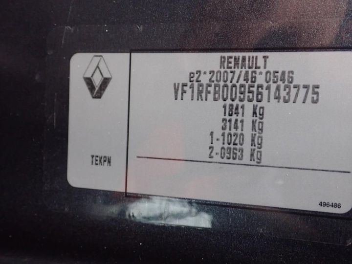 Photo 12 VIN: VF1RFB00956143775 - RENAULT MEGANE 