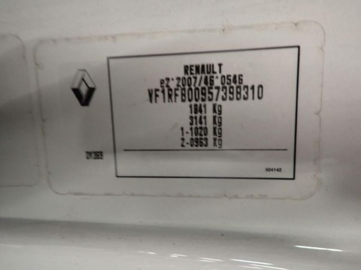 Photo 16 VIN: VF1RFB00957398310 - RENAULT MEGANE 5P SOCIETE (2 SEATS) 