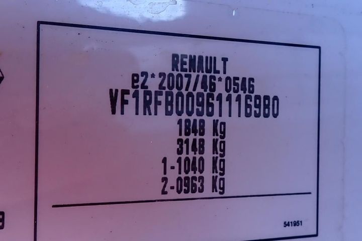 Photo 4 VIN: VF1RFB00961116980 - RENAULT MEGANE 