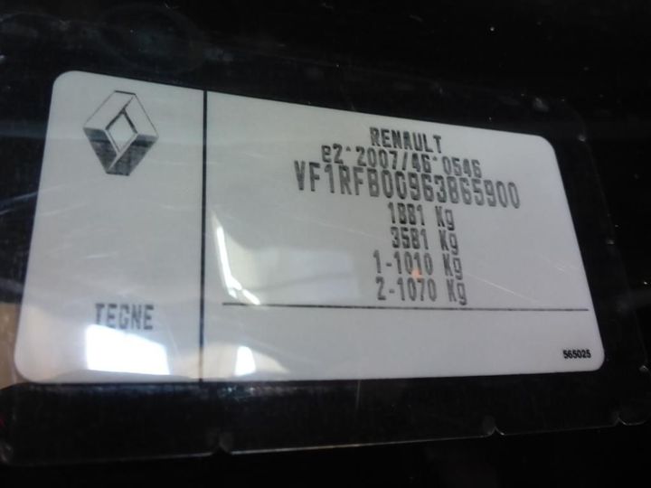 Photo 12 VIN: VF1RFB00963865900 - RENAULT MEGANE 