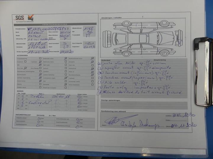 Photo 20 VIN: VF1RFC00255855833 - RENAULT ESPACE 