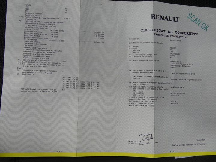 Photo 13 VIN: VF1RFC00358308634 - RENAULT ESPACE 