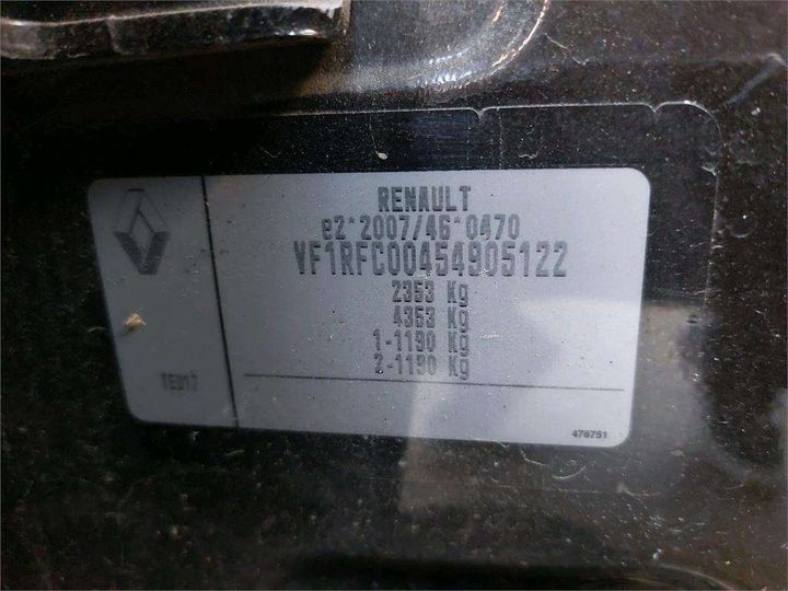 Photo 8 VIN: VF1RFC00454905122 - RENAULT ESPACE 