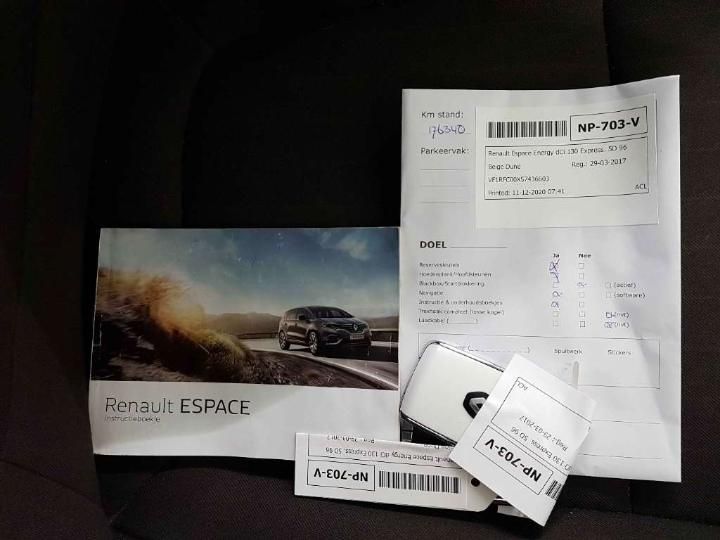 Photo 19 VIN: VF1RFC00X57436603 - RENAULT ESPACE 