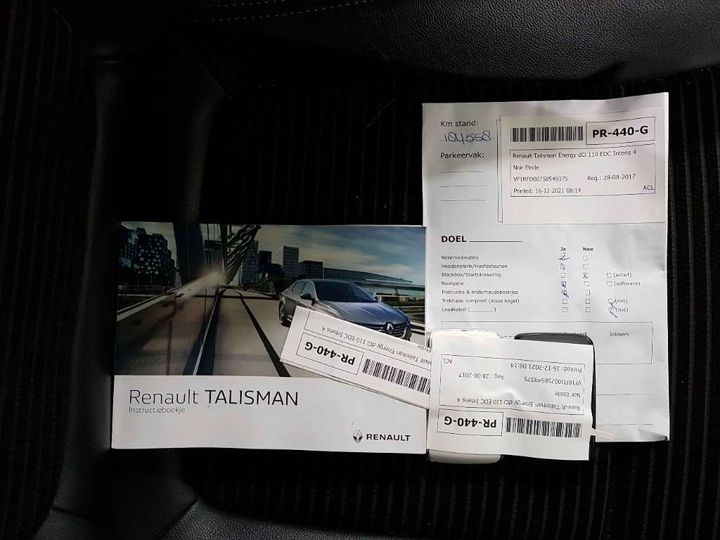 Photo 17 VIN: VF1RFD00758549375 - RENAULT TALISMAN 